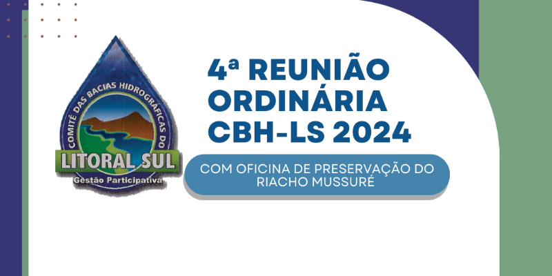 4ª Reunião Ordinária do CBH-LS conta com oficina voltada à preservação do Riacho Mussuré